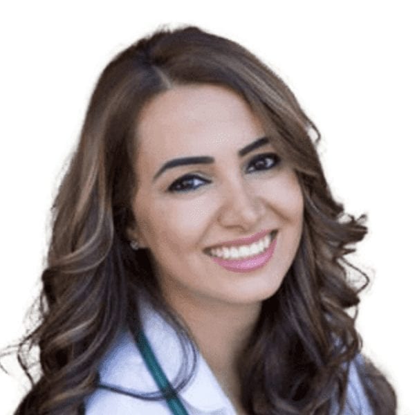 headshot of Dr. Linda Khoshaba on a white background