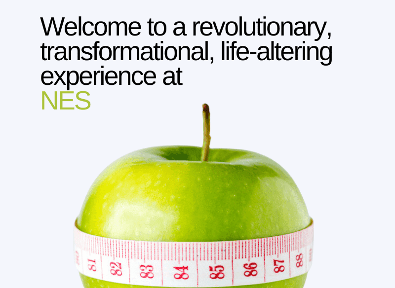 Welcome to a revolutionary, transformational, life-altering experience at NES