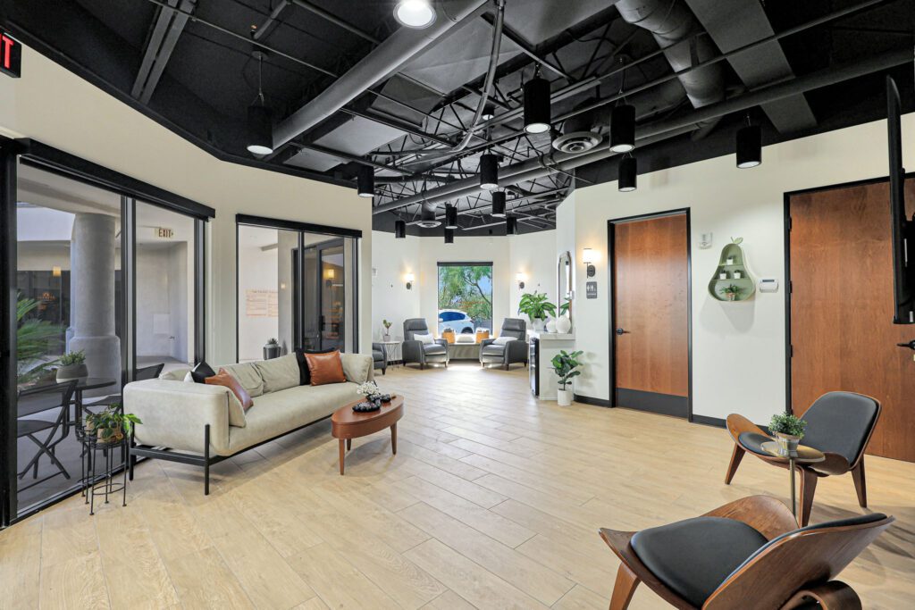 Natural Endocrinology Specialists lounge area at their office