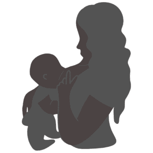 icon woman nursing a baby
