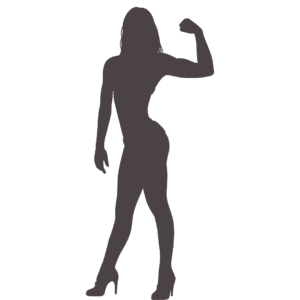 icon muscular woman