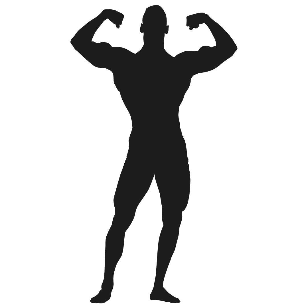 icon of a man flexing muscles